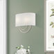 Stratton 2 Light 13 inch Brushed Nickel ADA Wall Sconce Wall Light