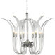 Cisne 8 Light 19 inch Polished Nickel Pendant Ceiling Light