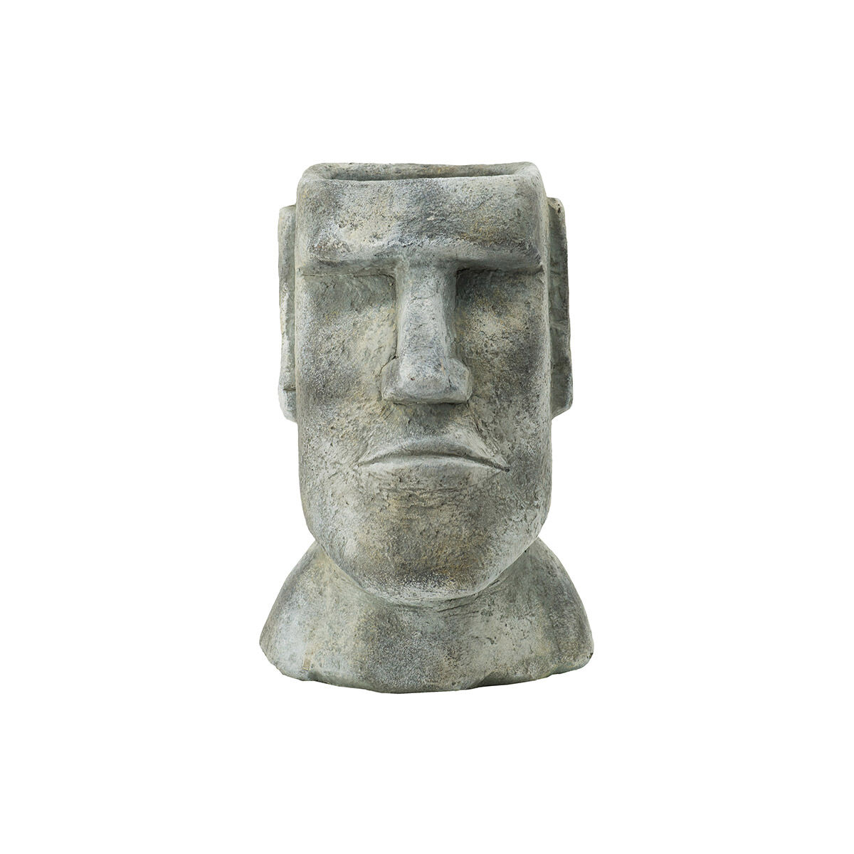 Easter Island Gray Outdoor Planter
