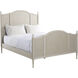 Caroline Cerused White Queen Bed
