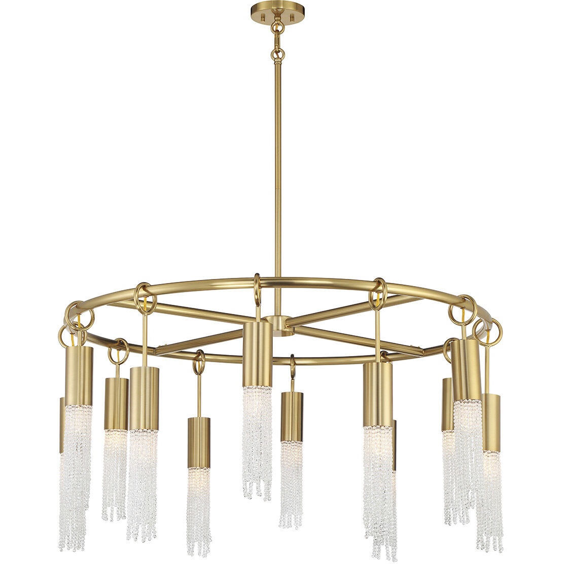 Chelsea 12 Light 40 inch Warm Brass Chandelier Ceiling Light
