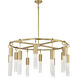 Chelsea 12 Light 40 inch Warm Brass Chandelier Ceiling Light