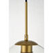 Baxter 1 Light 10 inch Brass Pendant Ceiling Light