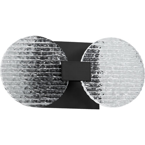 Axiom 2 Light 13 inch Black Wall Sconce Wall Light