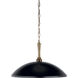 Delarosa 1 Light Black Pendant Ceiling Light