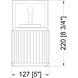 Landon Wall Sconce Wall Light in Matte Black