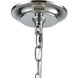 Williston 8 Light 32 inch Polished Chrome with Satin Brass Chandelier Ceiling Light