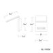 Flapp Reading Light Wall Light in Brushed Nickel, dweLED