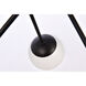 Axl 6 Light 24 inch Black Pendant Ceiling Light