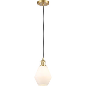 Ballston Cindyrella LED 6 inch Satin Gold Mini Pendant Ceiling Light