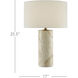 Vespera 25.5 inch 150 watt Natural Table Lamp Portable Light