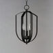 Provident 3 Light 10 inch Black Chandelier Ceiling Light