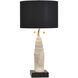 Jasper 32 inch 60 watt Black and White Table Lamp Portable Light in Black/White