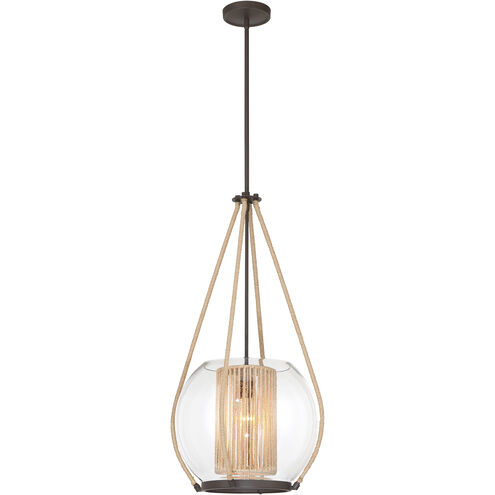 Stutterhein 1 Light 16.13 inch Sand Bronze Pendant Ceiling Light