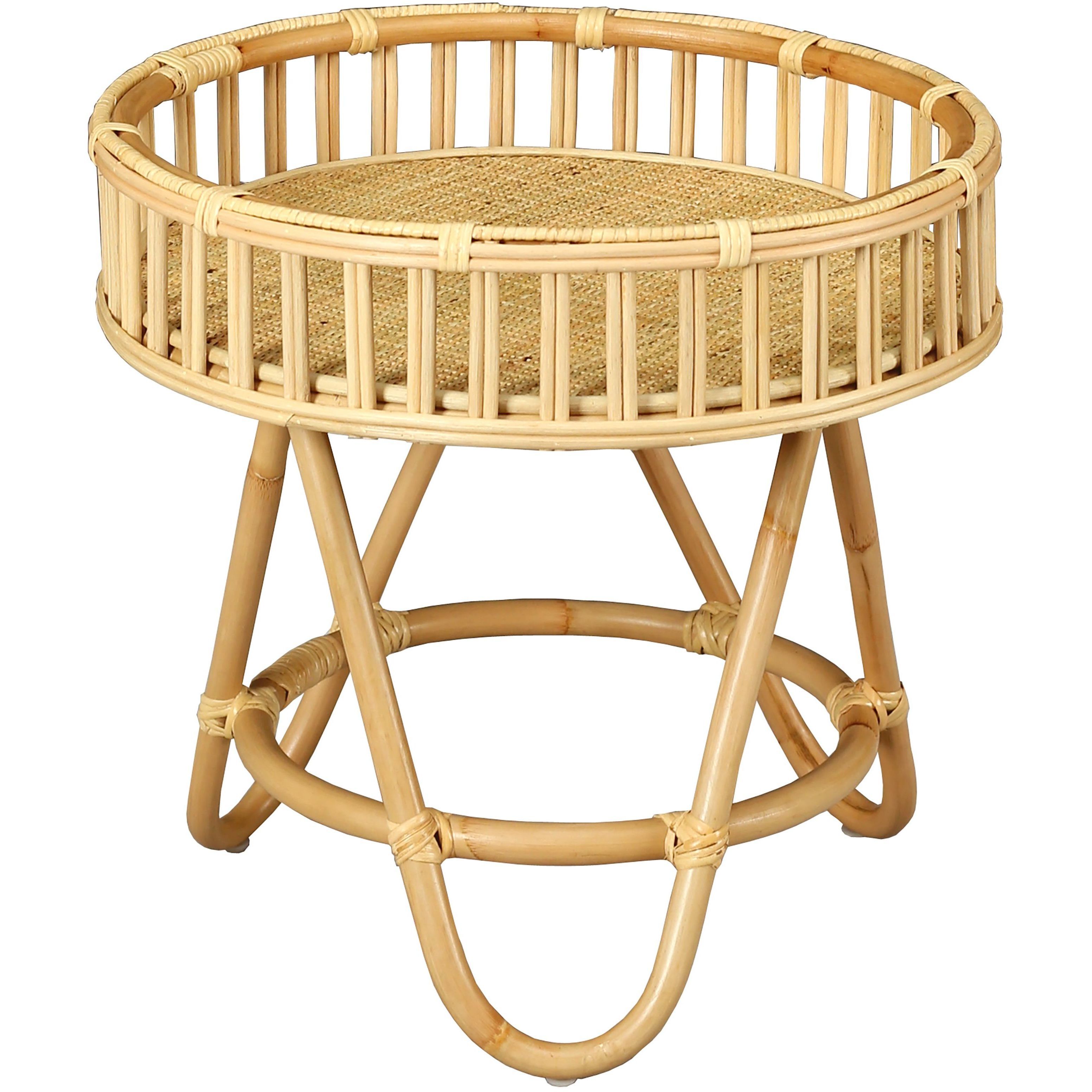 Tika 22 X 22 inch Natural Accent Table