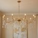 Mariposa 10 Light 60 inch Warm Brass Chandelier Ceiling Light