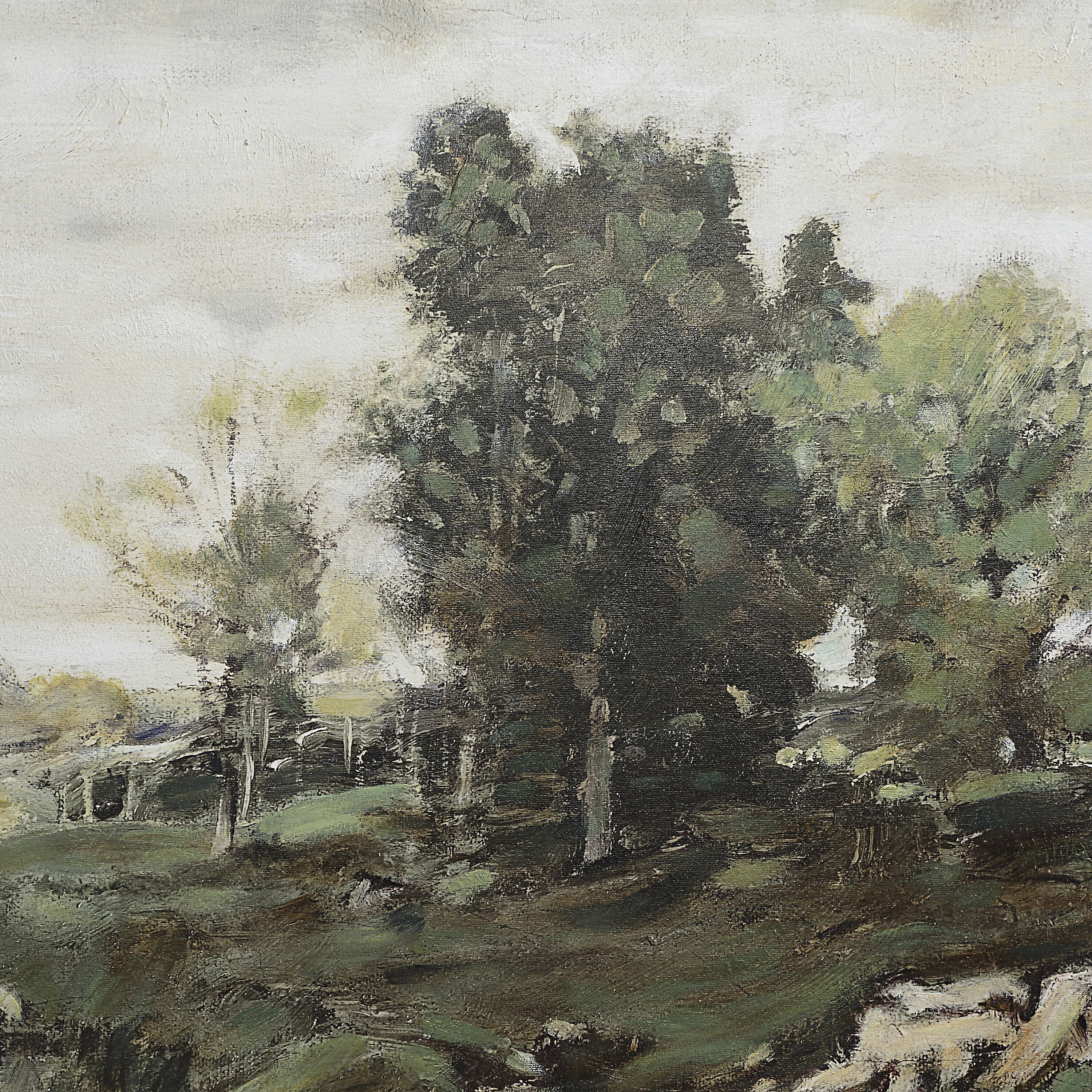 Nature Dark Brown Canvas Art