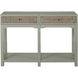 Sawyer 48 X 12 inch Evergreen Fog with Natural Console Table