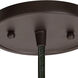 Grand Central 1 Light 7 inch Oil Rubbed Bronze Pendant Ceiling Light