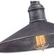 Toledo 3 Light 14 inch Old Silver Outdoor Linear Pendant