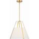 Fulton Pendant Ceiling Light in Antique Gold