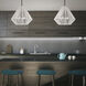 Valentina Pendant Ceiling Light in White Raphia