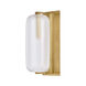 Pebble 1 Light 6 inch Aged Brass Wall Sconce Wall Light