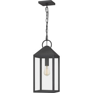Thorpe 1 Light 8 inch Mottled Black Outdoor Hanging Lantern, Large