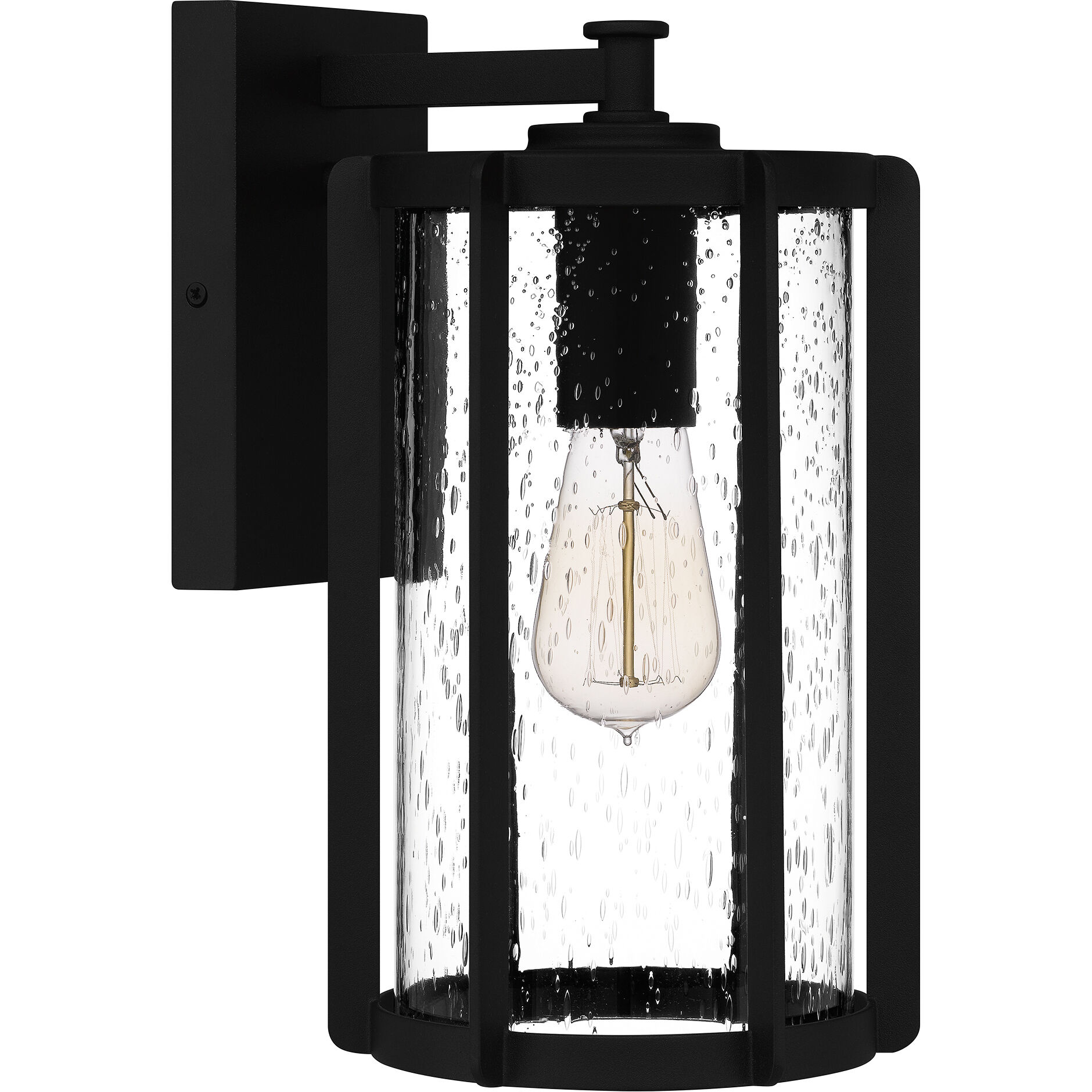 Hazel 1 Light 13 inch Earth Black Outdoor Wall Lantern
