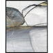 Teal Stones Blue and Gray and Metallic and Neutral Canvas