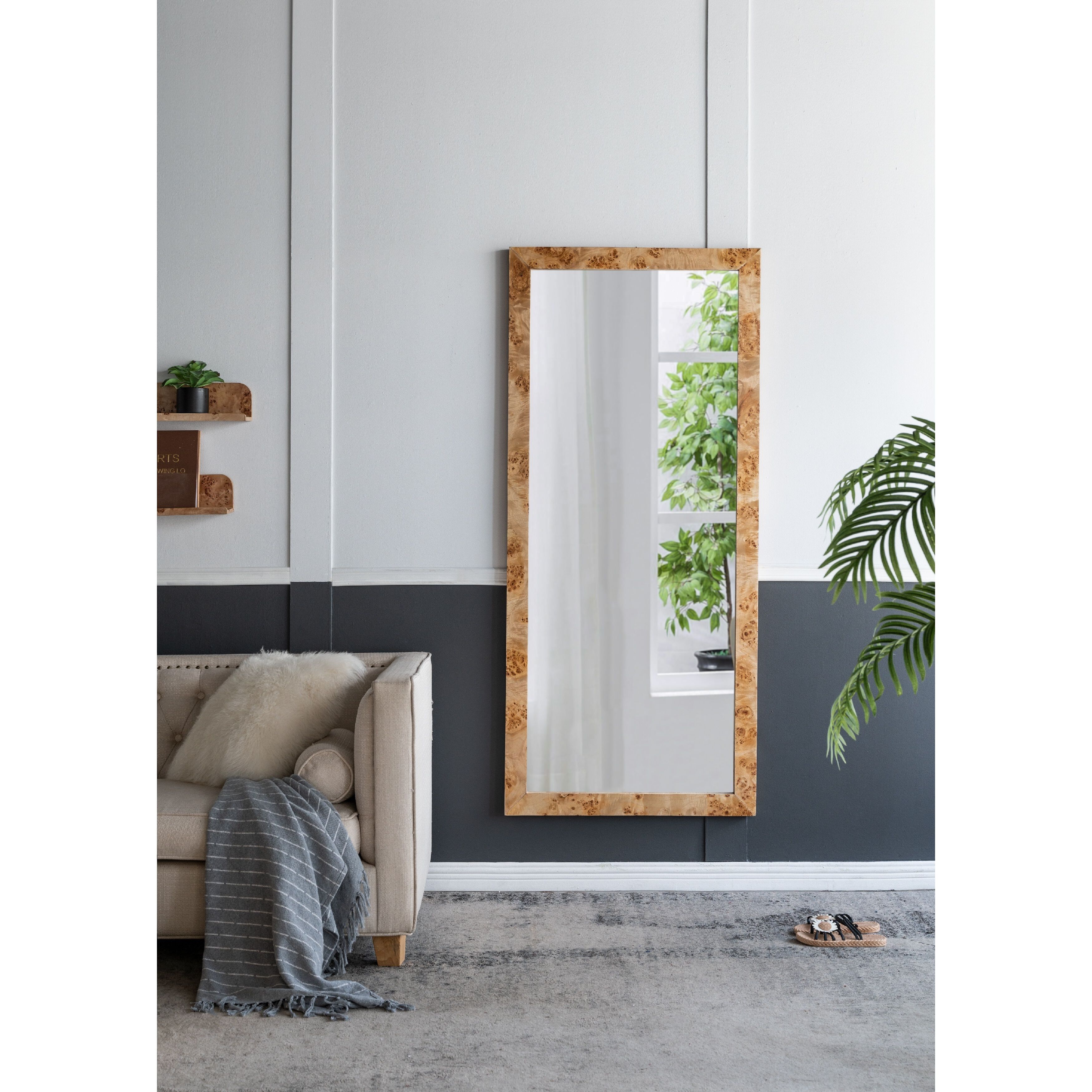 Burl 71.1 X 31.5 inch Brown Mirror