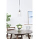 Auspice 1 Light 5.3 inch Chrome Pendant Ceiling Light