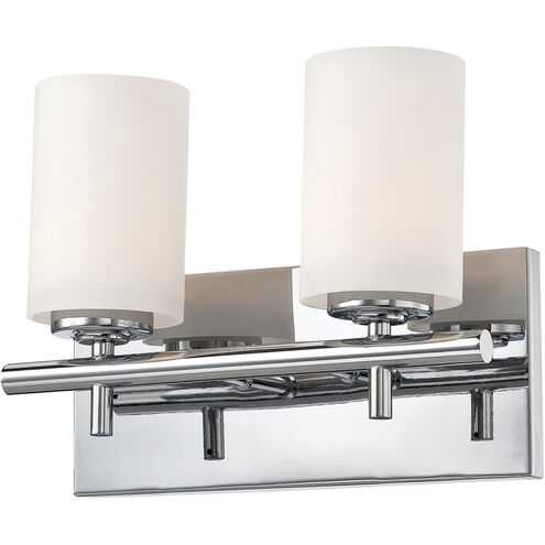 Barro 2 Light 12 inch Chrome Vanity Light Wall Light