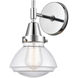 Caden LED 7 inch Polished Chrome Sconce Wall Light in Clear Glass
