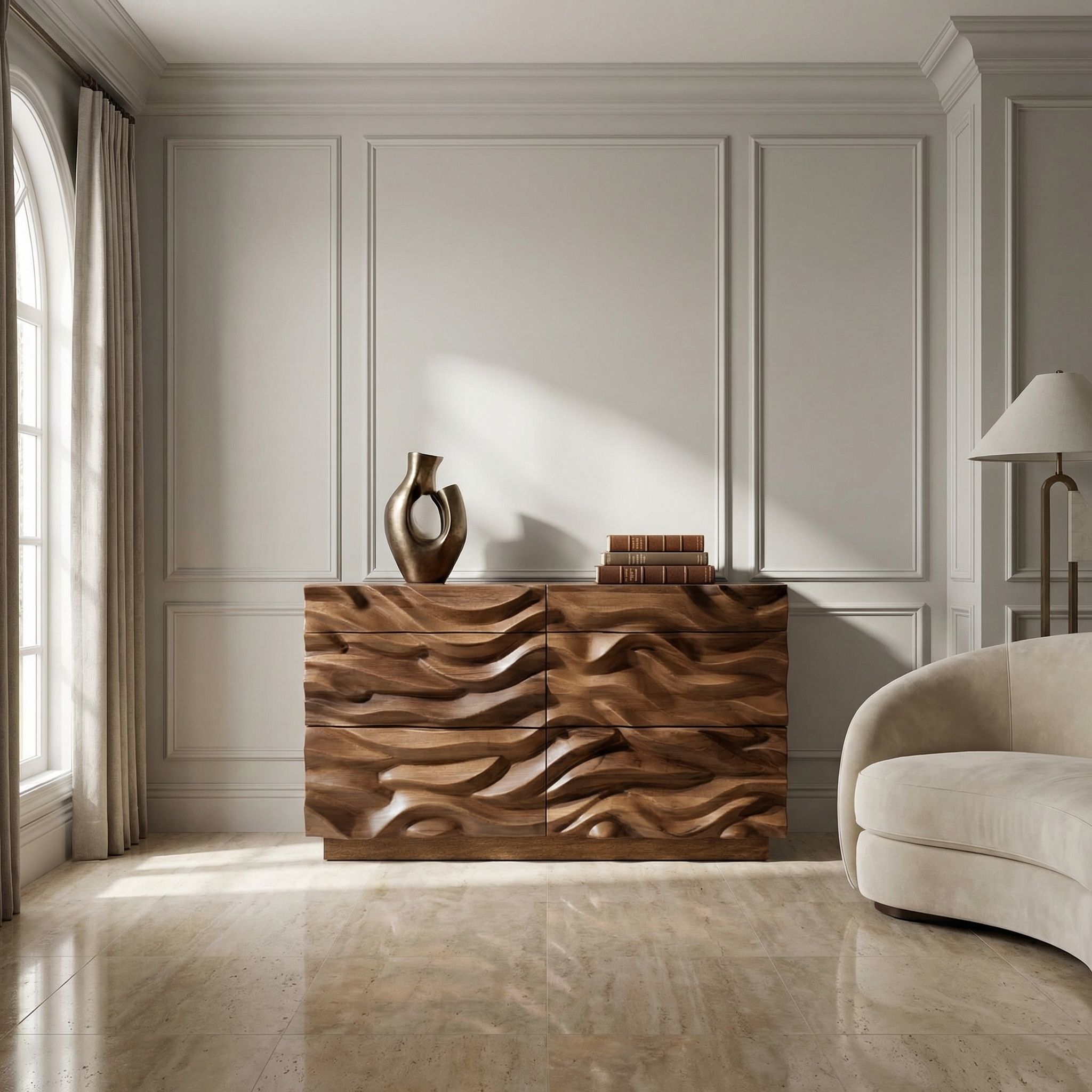 Mirage 48 X 23 inch Dark Walnut Sideboard