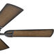 Lyndon 52 inch Distressed Black with Dark Walnut Blades Ceiling Fan