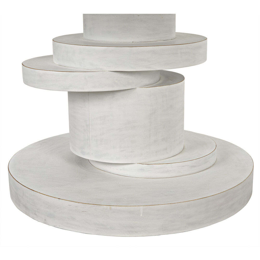 Hugo 60 X 60 inch White Wash Dining Table