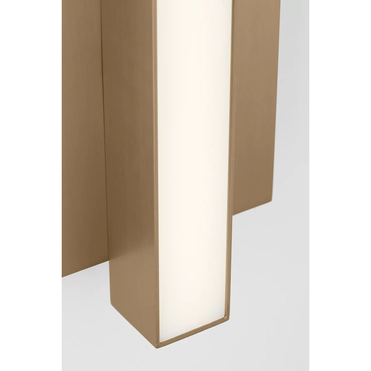 Marque LED 4.5 inch Satin Brass Vanity Light Wall Light