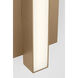 Marque LED 4.5 inch Satin Brass Vanity Light Wall Light