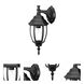 Wexford 1 Light 15.5 inch Matte Black Exterior Wall Mount