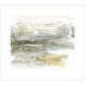 Stark Landscape Blue and Beige and Green and White Framed Art