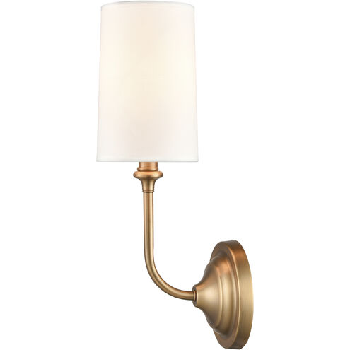 Giselle 1 Light 5 inch Brushed Brass Sconce Wall Light