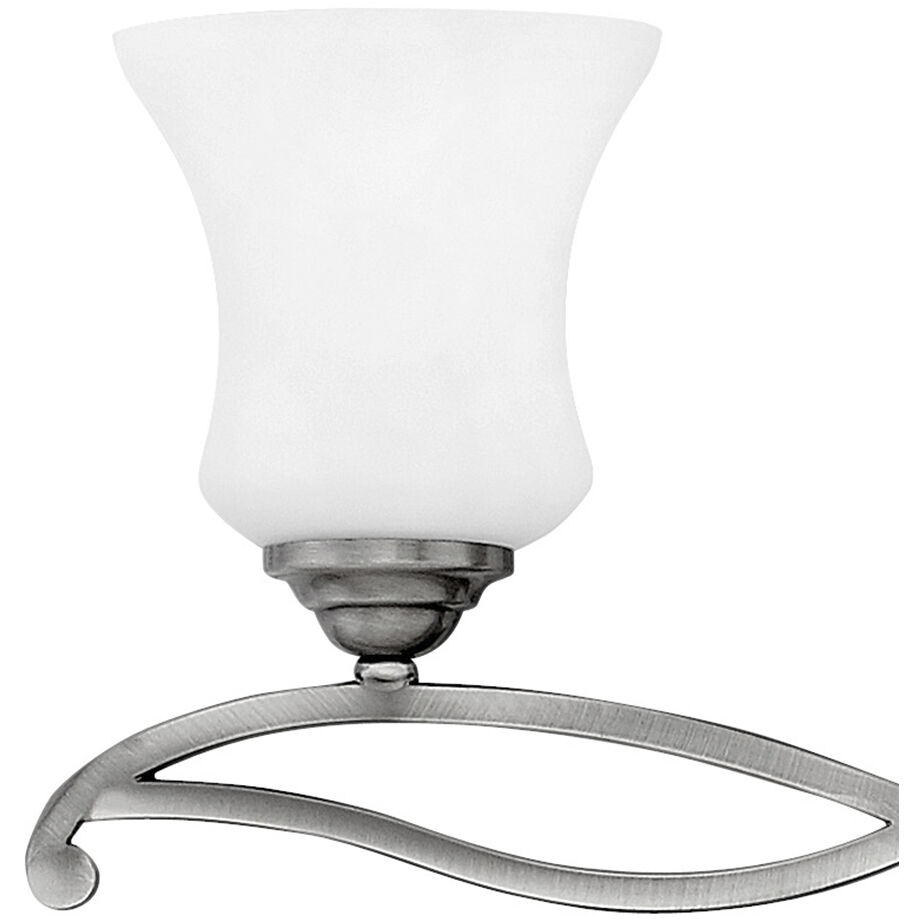 Brooke 5 Light 41.5 inch Antique Nickel Vanity Light Wall Light