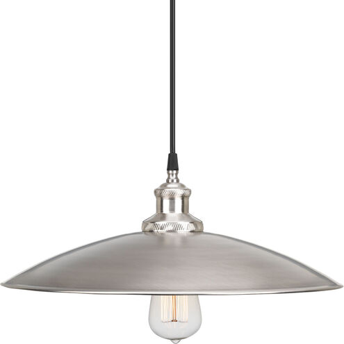Archives 1 Light 16 inch Antique Nickel Pendant Ceiling Light