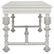 Portuguese 72 X 32 inch Solid White Desk
