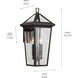 Regence 2 Light 19.25 inch Olde Bronze Outdoor Wall, Medium