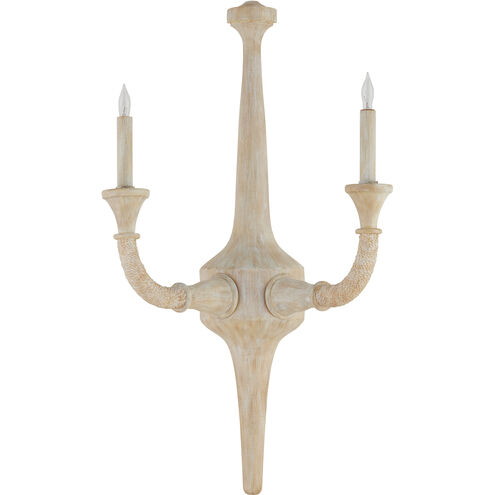 Aleister 2 Light 16.25 inch Sandstone Wall Sconce Wall Light