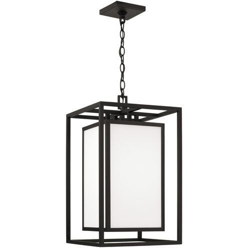 Aiden 1 Light 12.5 inch Black Outdoor Hanging Lantern