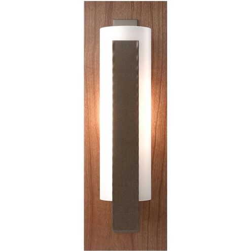 Forged Vertical Bar 1 Light 5 inch Modern Brass ADA Sconce Wall Light in Cherry
