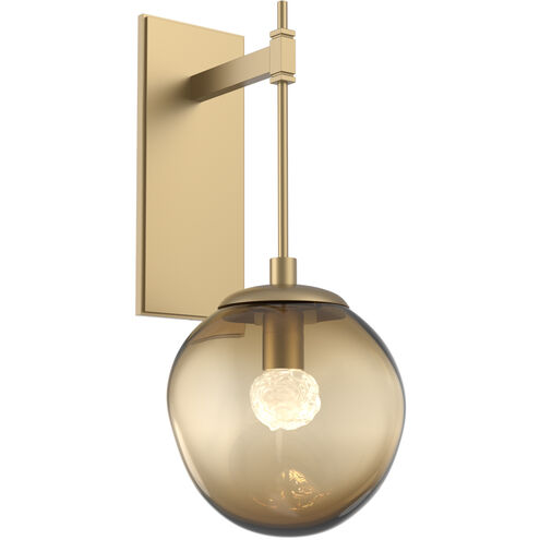 Aster LED LED 10 inch Gilded Brass Indoor Sconce Wall Light, Tempo Nebula